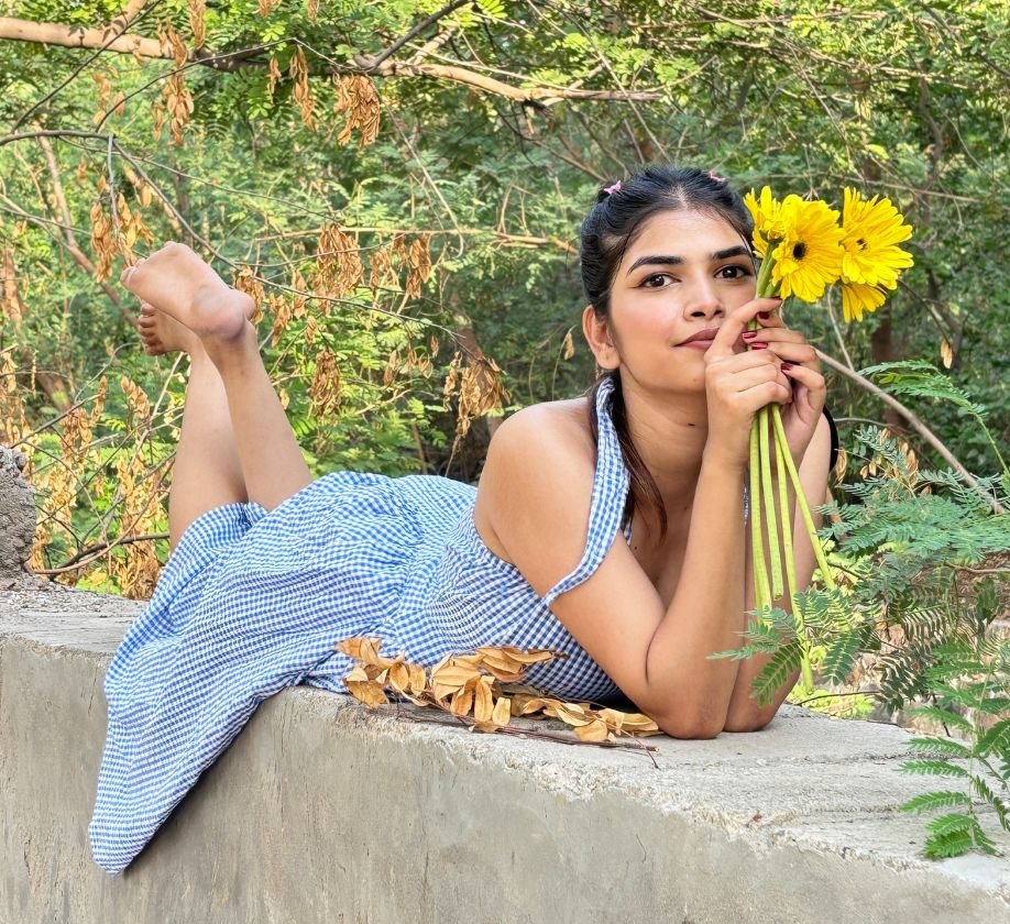 Blue Meadow Gingham Dress